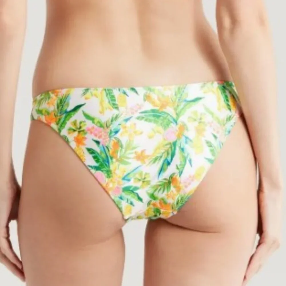 Kulani Kinis Floral Ring Side Bikini Bottoms Small